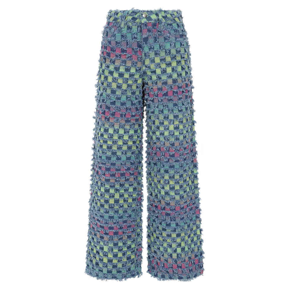 Banned - Hello Sunshine Jeans Wijde broek - Donkerblauw